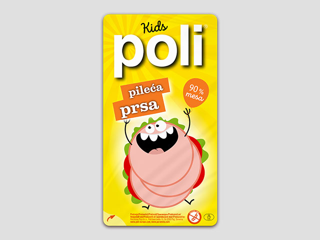 POLI kids pileca prsa narezak 100g